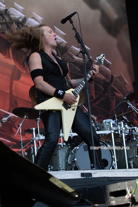 Accept på Tons of Rock 2022. Foto: Millie Steinsdóttir Leirvik