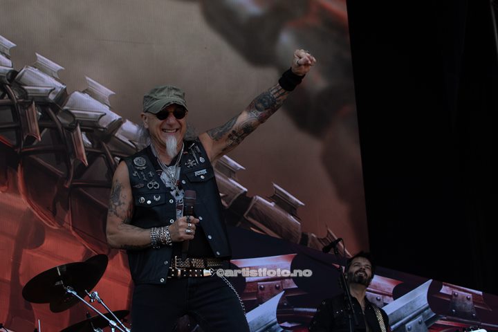 Accept på Tons of Rock 2022. Foto: Millie Steinsdóttir Leirvik