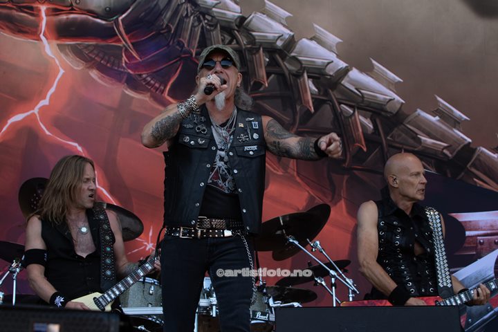 Accept på Tons of Rock 2022. Foto: Millie Steinsdóttir Leirvik