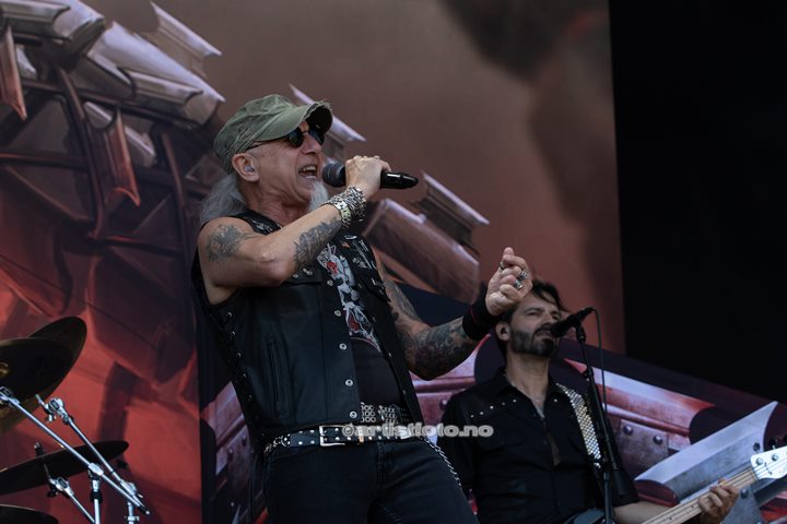 Accept på Tons of Rock 2022. Foto: Millie Steinsdóttir Leirvik