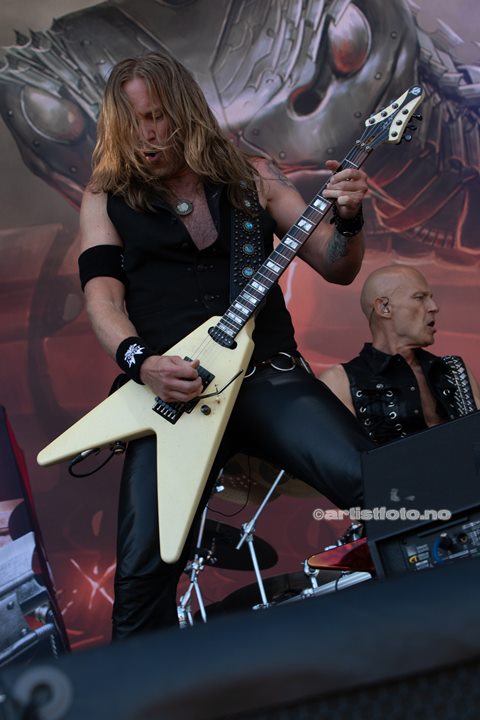 Accept på Tons of Rock 2022. Foto: Millie Steinsdóttir Leirvik