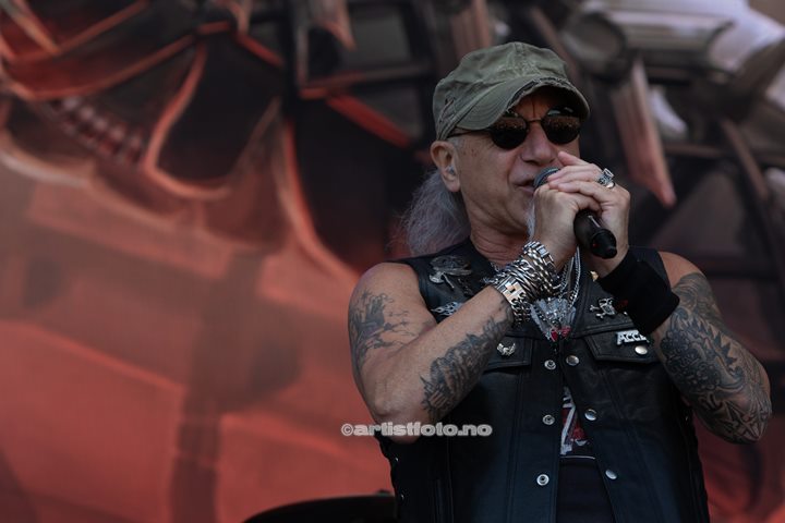 Accept på Tons of Rock 2022. Foto: Millie Steinsdóttir Leirvik