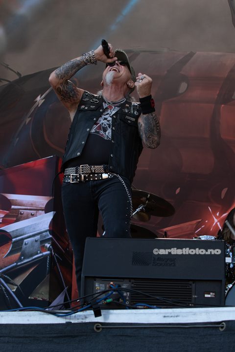 Accept på Tons of Rock 2022. Foto: Millie Steinsdóttir Leirvik