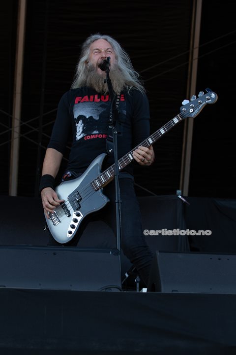 Mastadon på Tons of Rock 2022. Foto: Millie Steinsdóttir Leirvik