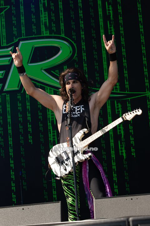 Steel Panther på Tons of Rock 2022. Foto: Millie Steinsdóttir Leirvik