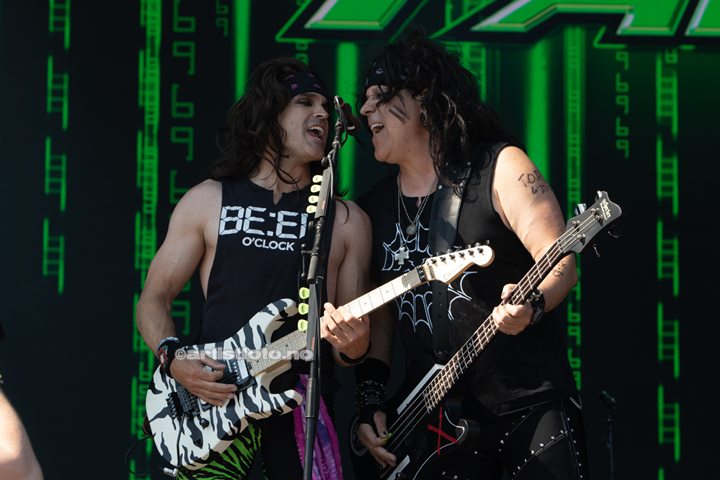 Steel Panther på Tons of Rock 2022. Foto: Millie Steinsdóttir Leirvik