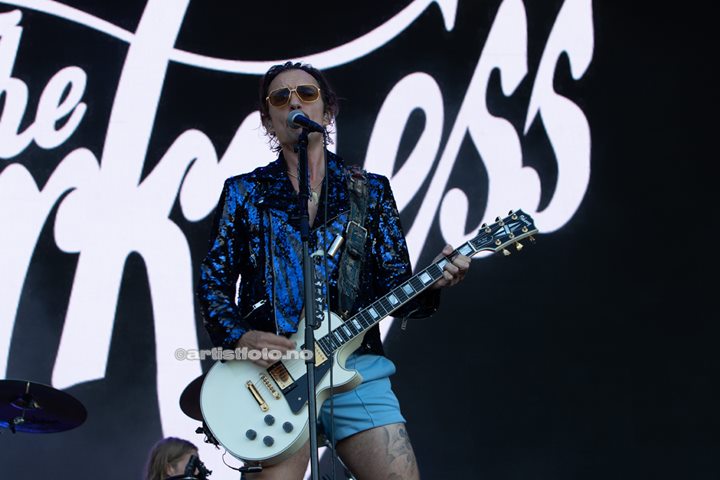 The Darkness på Tons of Rock 2022. Foto: Millie Steinsdóttir Leirvik