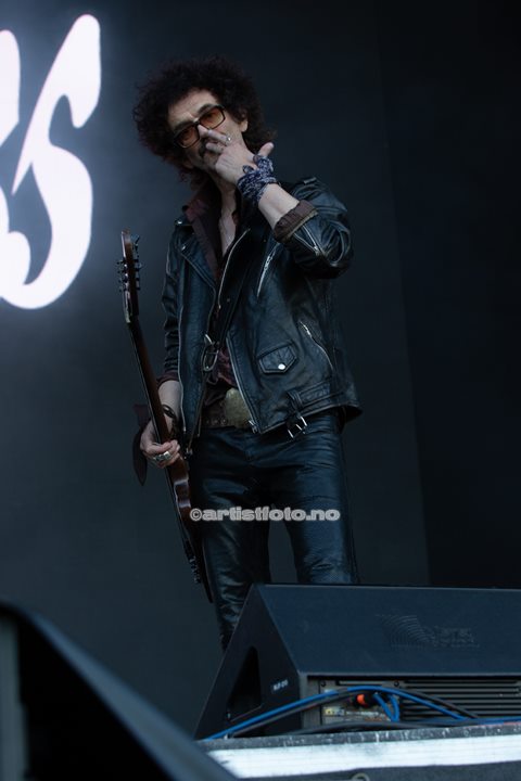 The Darkness på Tons of Rock 2022. Foto: Millie Steinsdóttir Leirvik