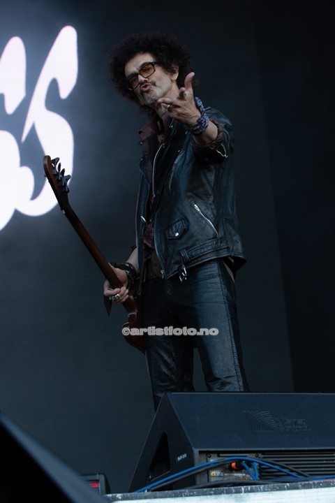 The Darkness på Tons of Rock 2022. Foto: Millie Steinsdóttir Leirvik