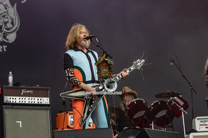 Black Debbath på Tons of Rock 2023. Foto: Millie Steinsdóttir Leirvik