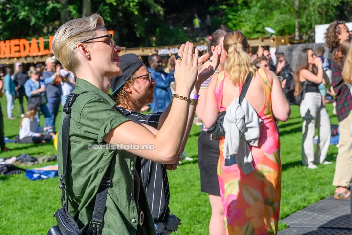 Miss Punany på Ravnedalen Live 2023 , Kristiansand. Foto: Svein Erik Nomeland