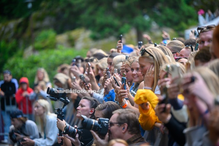 Undergrunn på Ravnedalen Live 2023 , Kristiansand. Foto: Svein Erik Nomeland