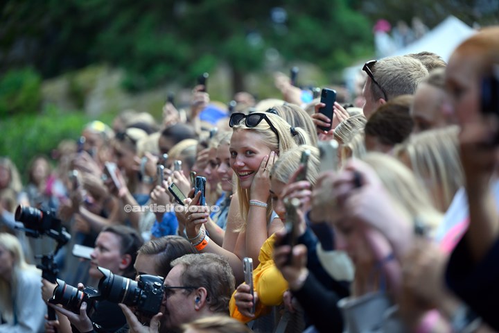 Undergrunn på Ravnedalen Live 2023 , Kristiansand. Foto: Svein Erik Nomeland