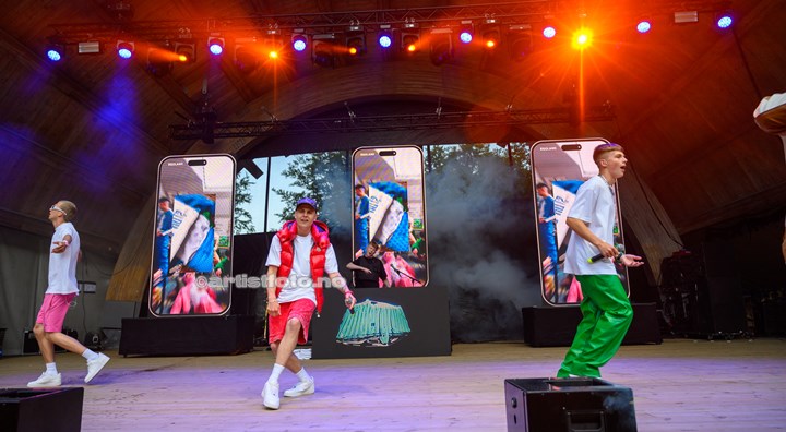 Undergrunn på Ravnedalen Live 2023 , Kristiansand. Foto: Svein Erik Nomeland