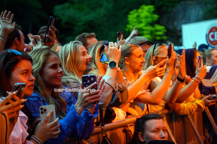 Undergrunn på Ravnedalen Live 2023 , Kristiansand. Foto: Svein Erik Nomeland