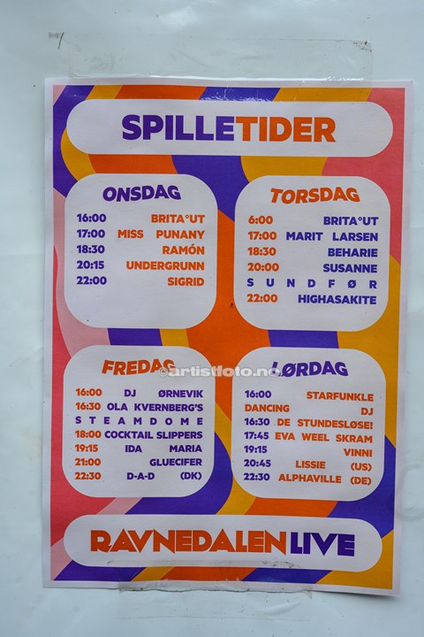 Cocktail Slippers på Ravnedalen Live 2023 , Kristiansand. Foto: Svein Erik Nomeland