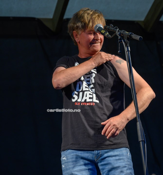 Ole Evenrude på Streetfood Scene, Arendal . Foto: Svein Erik Nomeland