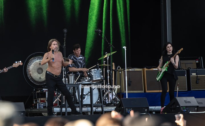 Iggy Pop på Tons of Rock 2023. Foto: Millie Steinsdóttir Leirvik