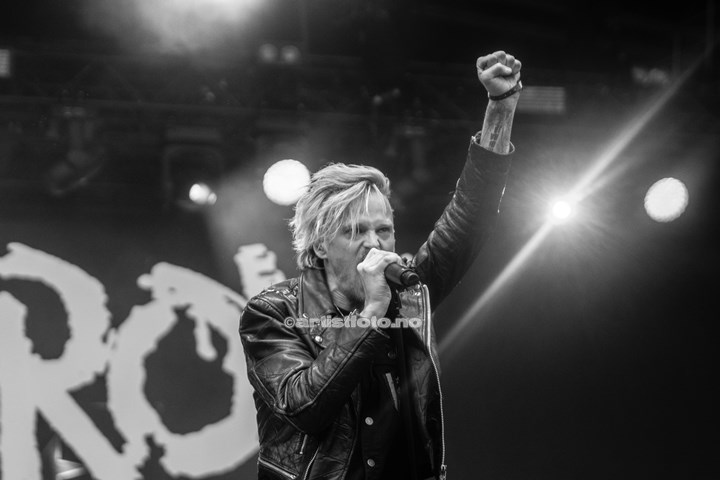 Skid Row på Tons of Rock 2023. Foto: Millie Steinsdóttir Leirvik