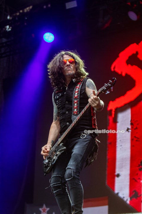 Skid Row på Tons of Rock 2023. Foto: Millie Steinsdóttir Leirvik