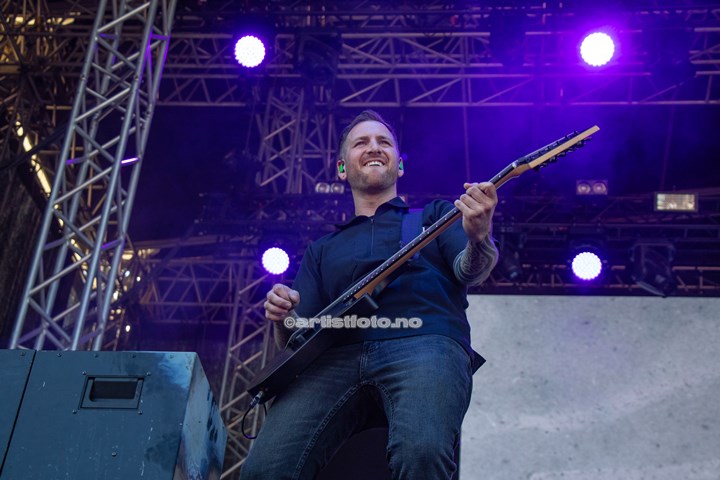 Architects på Tons of Rock 2023. Foto: Millie Steinsdóttir Leirvik