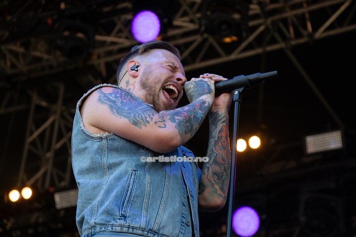 Architects på Tons of Rock 2023. Foto: Millie Steinsdóttir Leirvik