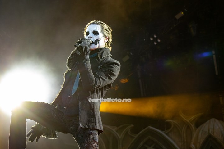 Ghost på Tons of Rock 2023. Foto: Millie Steinsdóttir Leirvik