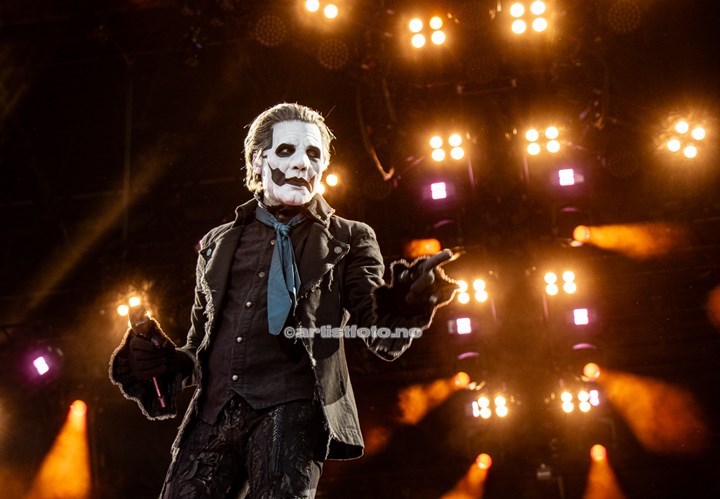 Ghost på Tons of Rock 2023. Foto: Millie Steinsdóttir Leirvik