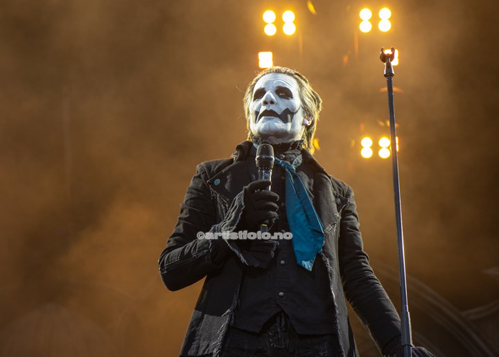 Ghost på Tons of Rock 2023. Foto: Millie Steinsdóttir Leirvik