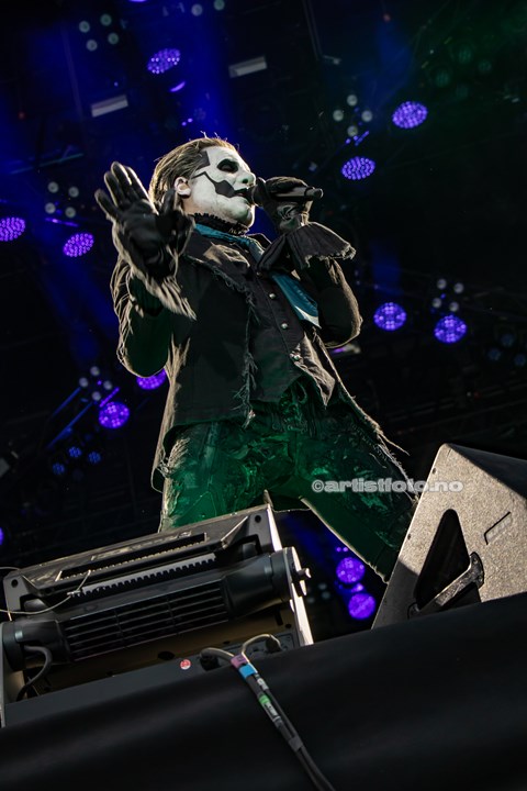 Ghost på Tons of Rock 2023. Foto: Millie Steinsdóttir Leirvik