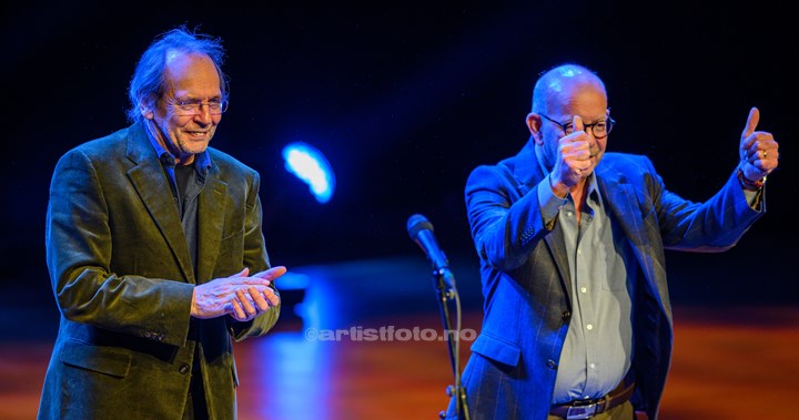 Avskjedsturné, med Ole Paus og Jonas Fjeld, konsert i Kilden i Kristiansand, 5/2 202. Foto: Svein Erik Nomeland