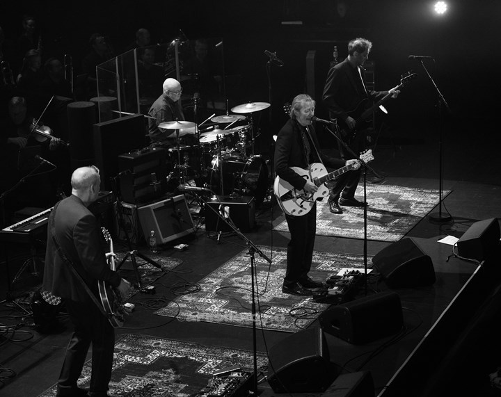 deLillos. Fra venstre: Lars Lundevall, Lars Lillo-Stenberg, Øystein Paasche, Lars Fredrik Beckstrøm. Kilden, Kristiansand. Foto: Svein Erik Nomeland