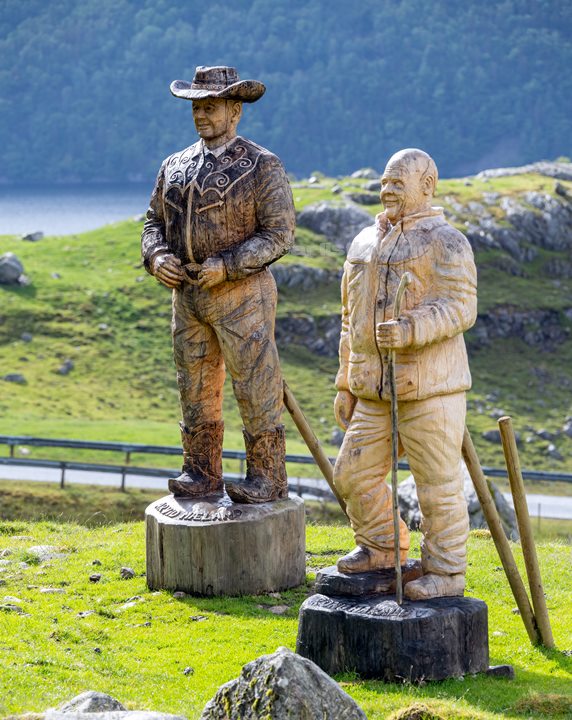 Arvid Mæland og kongen Sommerfest i Kongsdalen, Foto: Svein Erik Nomeland