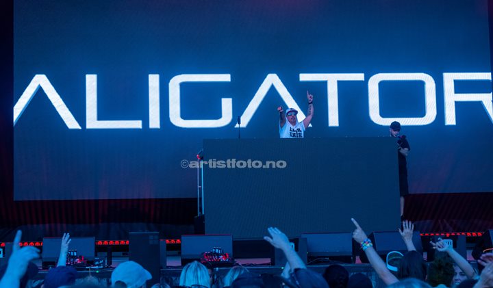 Dj Aligator, We Love The 90s & 2000s 2024, Kristiansand. Foto: Svein Erik Nomeland