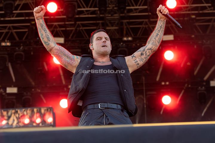 Parkway Drive, Tons of Rock 2024. Foto: Millie Steinsdóttir Leirvik