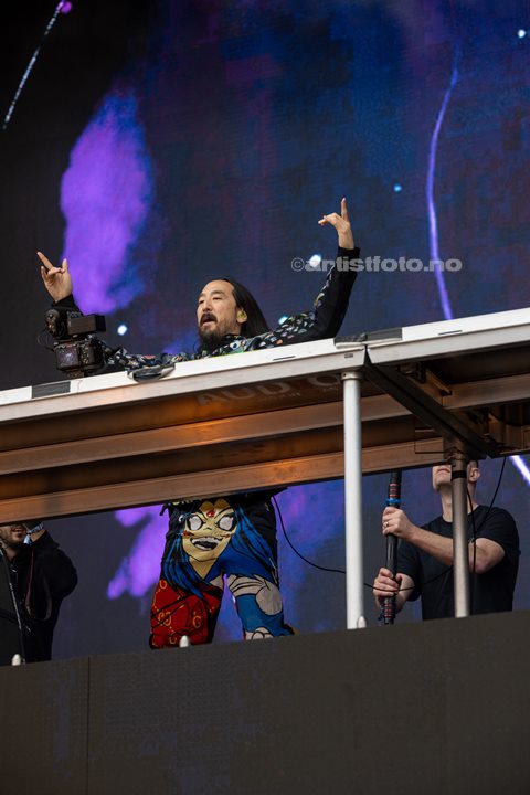 Konsert med Steve Aoki på Palmesus 2024. Foto: Svein Erik Nomeland