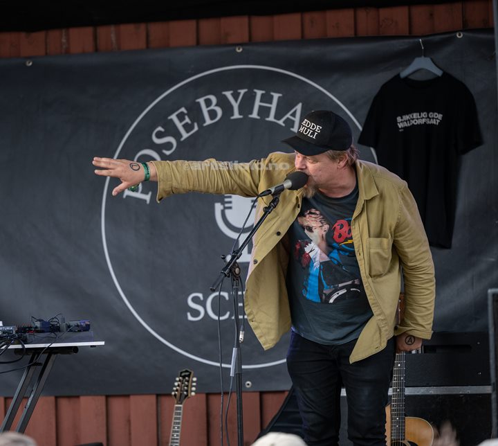 Konsert med Tønes, Posebyhaven, Kristiansand. Foto: Svein Erik Nomeland