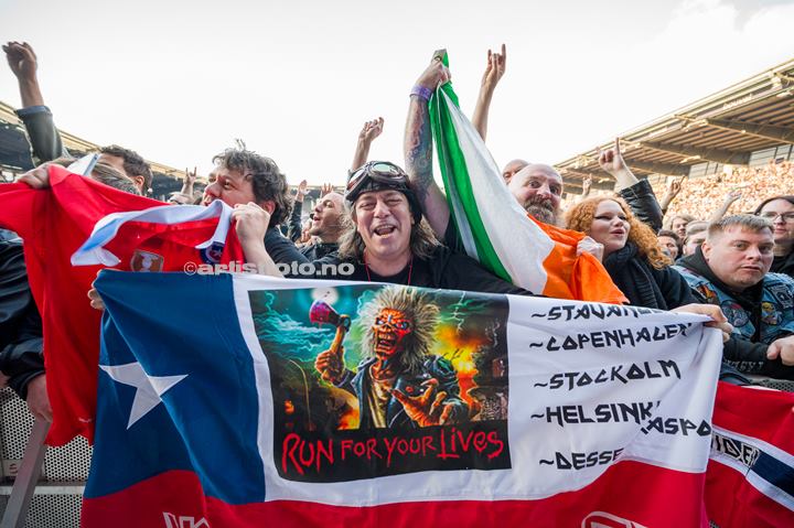 Iron Maiden, Lyse Arena, Stavanger. Foto: Svein Erik Nomeland