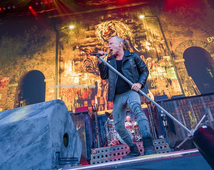 Bruce Dickinson, Iron Maiden, Lyse Arena, Stavanger. Foto: Svein Erik Nomeland