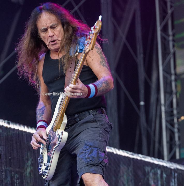 Steve Harris, Iron Maiden, Lyse Arena, Stavanger. Foto: Svein Erik Nomeland