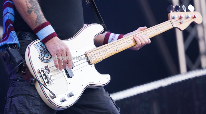 Steve Harris, Iron Maiden, Lyse Arena, Stavanger. Foto: Svein Erik Nomeland