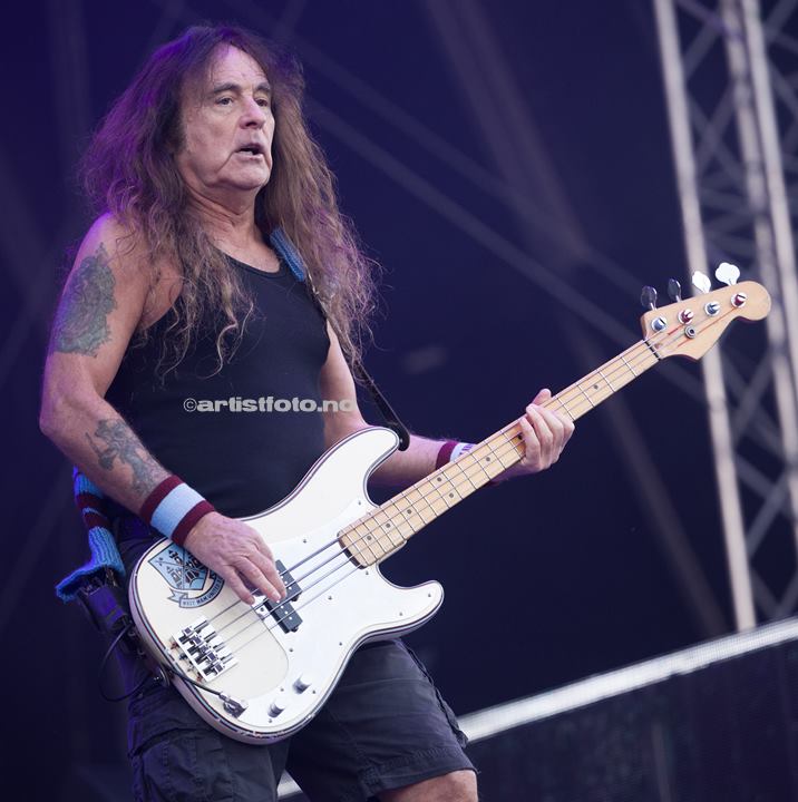 Steve Harris, Iron Maiden, Lyse Arena, Stavanger. Foto: Svein Erik Nomeland