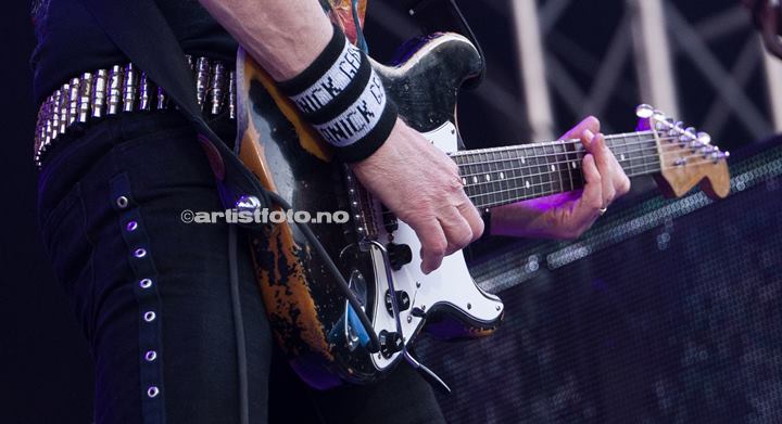 Janick Gers, Iron Maiden, Lyse Arena, Stavanger. Foto: Svein Erik Nomeland