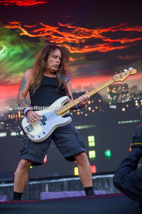 Steve Harris, Iron Maiden, Lyse Arena, Stavanger. Foto: Svein Erik Nomeland