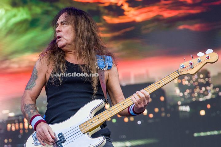 Steve Harris, Iron Maiden, Lyse Arena, Stavanger. Foto: Svein Erik Nomeland
