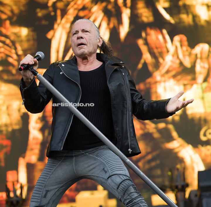 Bruce Dickinson, Iron Maiden, Lyse Arena, Stavanger. Foto: Svein Erik Nomeland