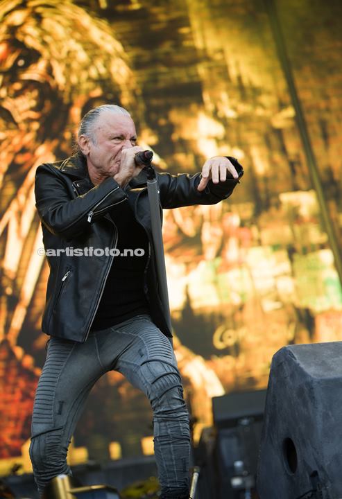 Bruce Dickinson, Iron Maiden, Lyse Arena, Stavanger. Foto: Svein Erik Nomeland