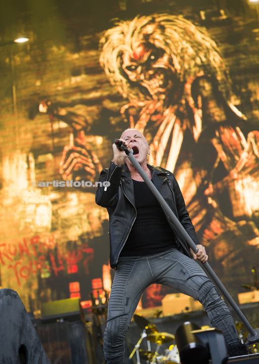 Bruce Dickinson, Iron Maiden, Lyse Arena, Stavanger. Foto: Svein Erik Nomeland