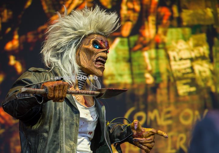 Eddie, Iron Maiden, Lyse Arena, Stavanger (header). Foto: Svein Erik Nomeland