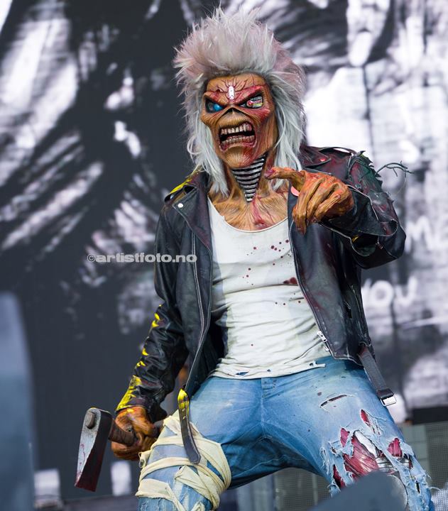Eddie, Iron Maiden, Lyse Arena, Stavanger (header). Foto: Svein Erik Nomeland